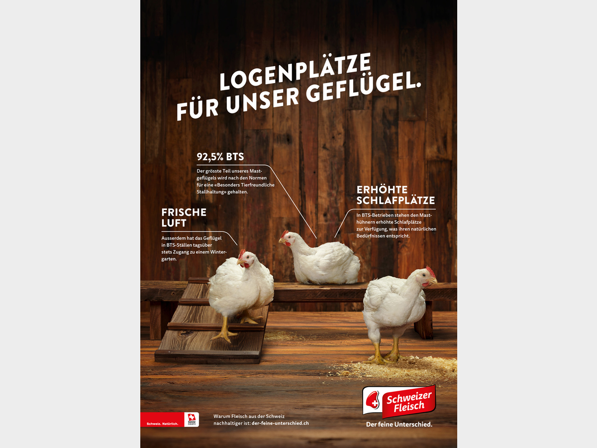 Schweizer Fleisch Werbung